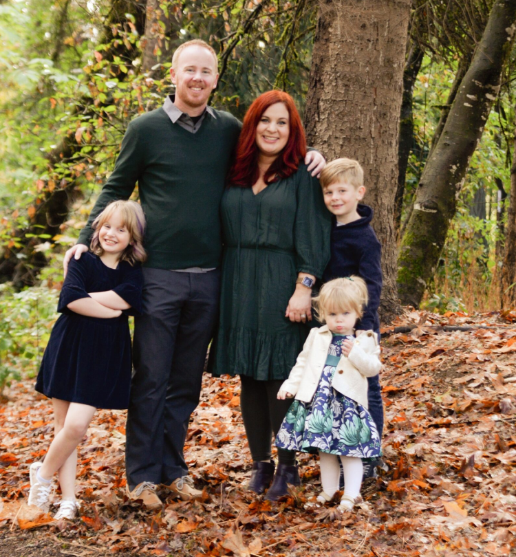 family familyphotoleaves